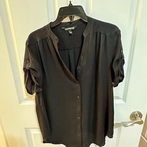 Express dress shirt size small black